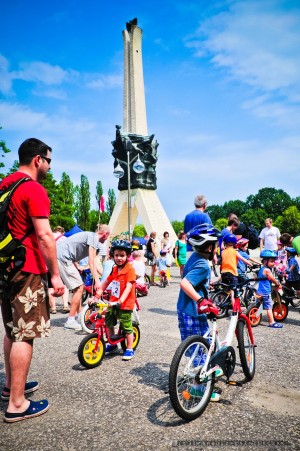 Wyscigi dzieci na rowerach; Tychy - 22.06.2013
