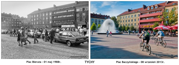 TYCHY - Plac Baczyńskiego 1988-2013