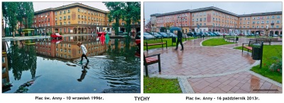 TYCHY - Plac św. Anny 1996-2013