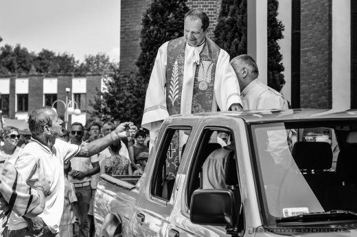 Święcenie pojazdów w parafii św. Krzysztofa _Tychy_27.07.2014_FOT_IRENEUSZ KAZMIERCZAK